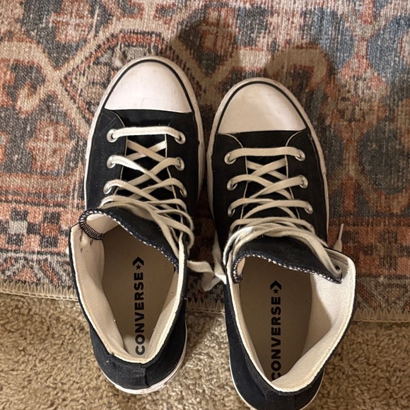 Converse Black and White Platform High-Top - Picture 3 of 3